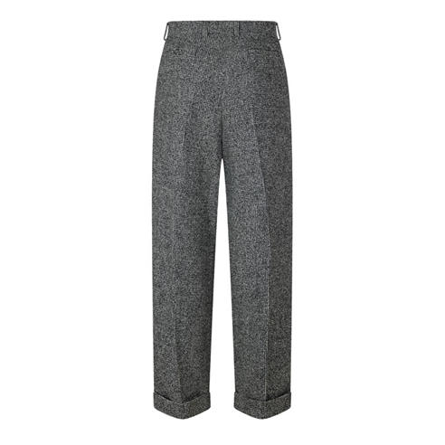 DOLCE AND GABBANA - Men's Birdseye Wool Suit Trousers