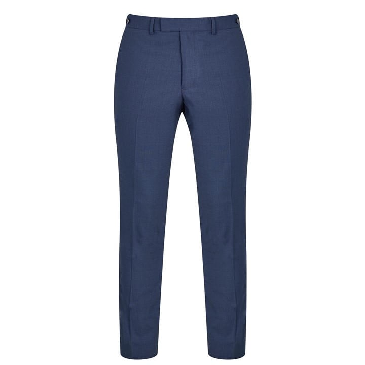 Richard James Wilder Navy Tailored Fit Suit Trousers – Blue