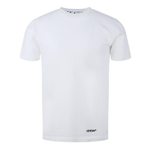 OFF WHITE - Men's Book Cotton Short Sleeve T-Shirt