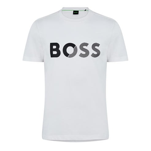 Boss - Men's Tape Logo Cotton T-Shirt