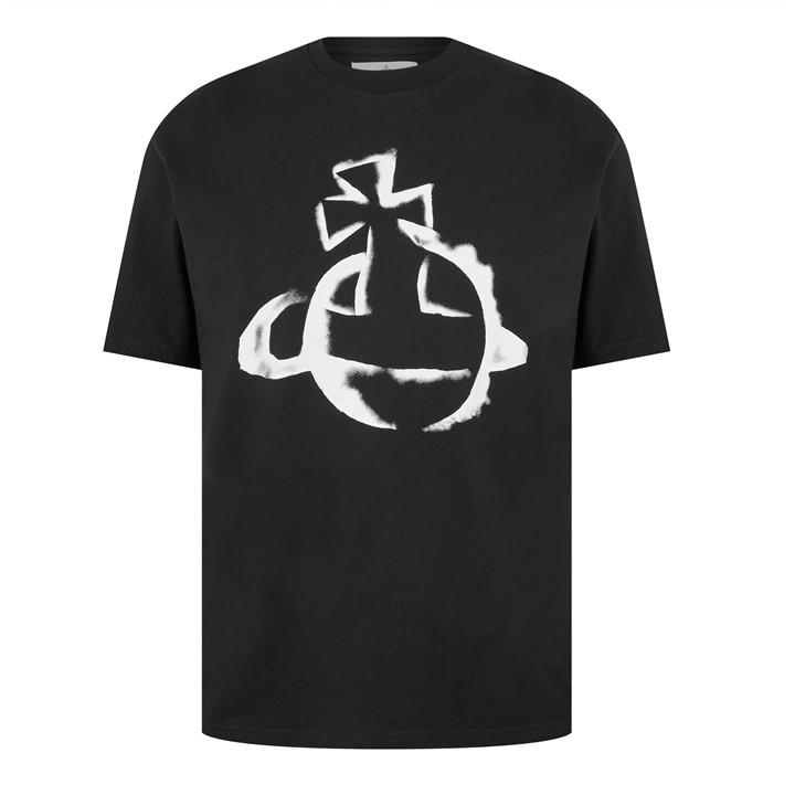 VIVIENNE WESTWOOD Stencil Orb T-Shirt - Black