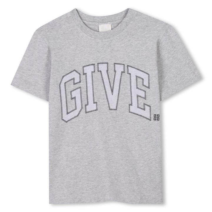 Givenchy  Kids Grey Logo T-Shirt Juniors - 9 - 10 Years