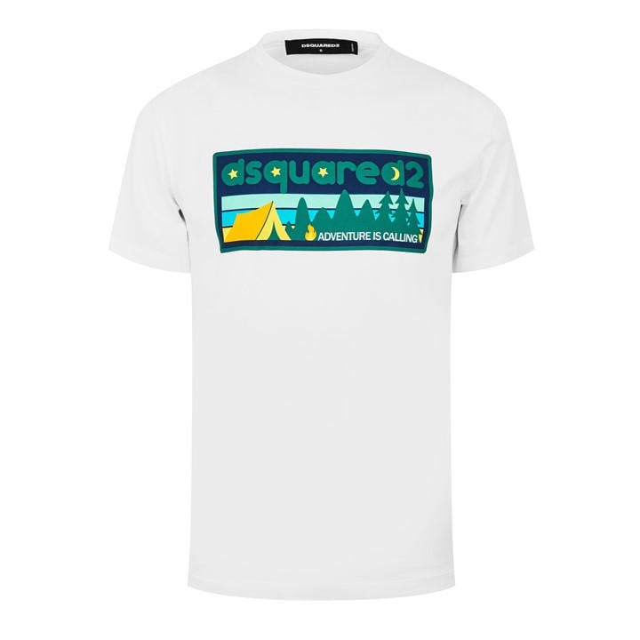 Dsquared2 Men's White Cool Fit T-Shirt Extra Large