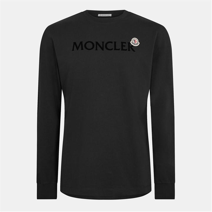 Moncler Men's Black Ls T-Shirt Sn62