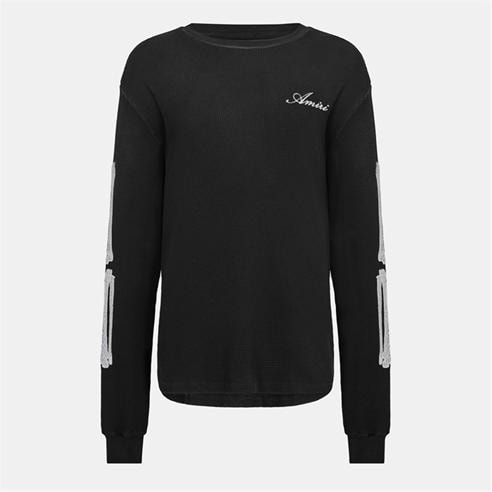AMIRI - Men's Bones Waffle Long Sleeve T-Shirt