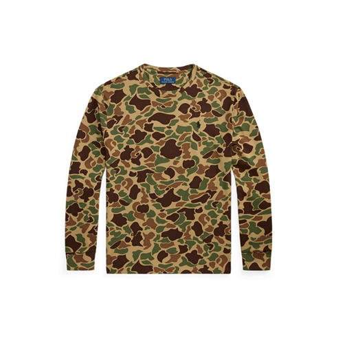 Polo Ralph Lauren - Men's Custom Long-Sleeve Crew-Neck Cotton T-Shirt