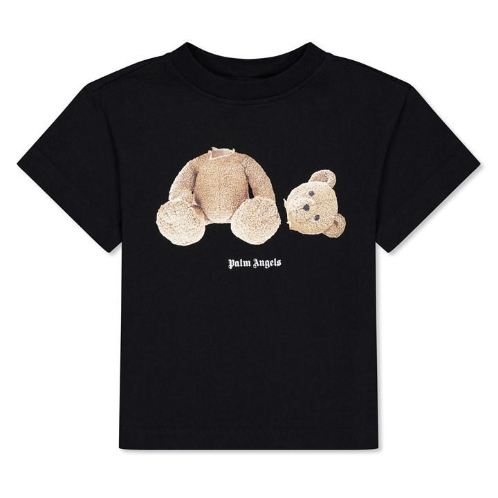 Palm Angels Boys Black Unisex Junior Bear T Shirt
