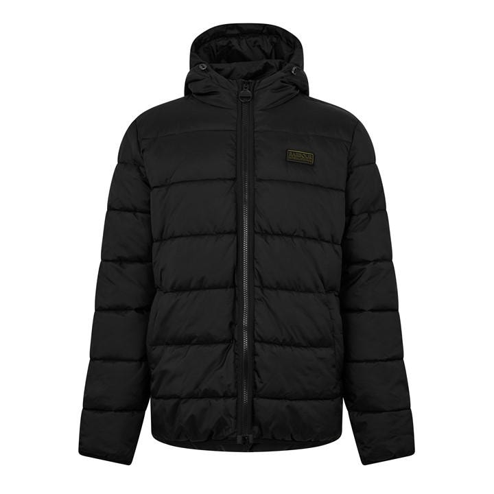 Barbour International Men's Black Puffer Jacket Large
