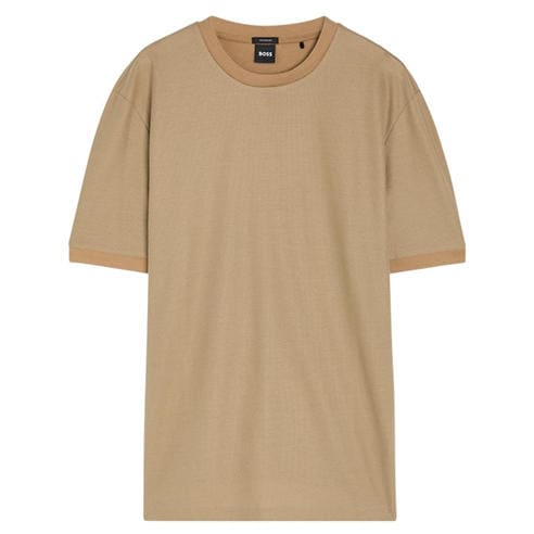 Boss - Men's Handball Taut Short-Sleeve Cotton T-Shirt