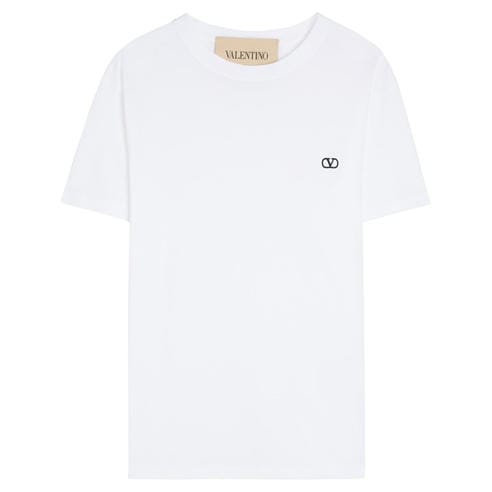 Valentino - VAL JERSEY T-SHIRT WHITE