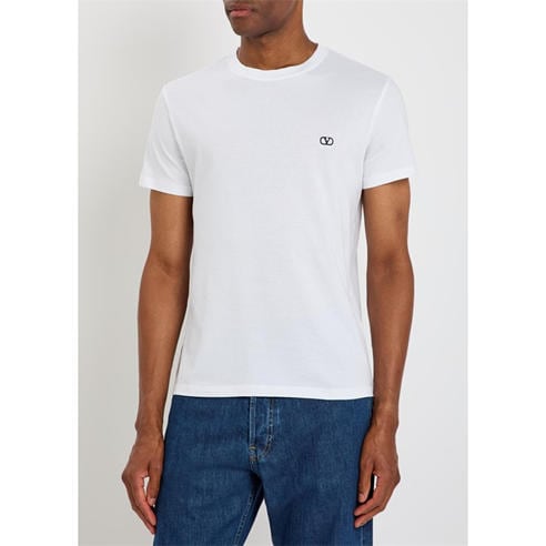 Valentino - VAL JERSEY T-SHIRT WHITE