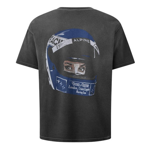 Duke and Dexter - Men's Alpine Helmet Graphic Cotton T-Shirt