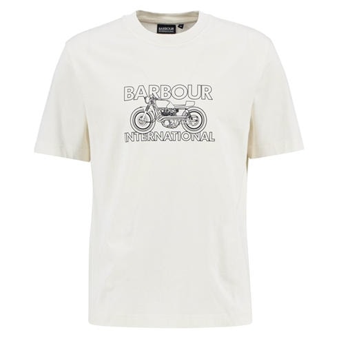 Barbour International - Mens Cowl Motorbike Graphic T-Shirt