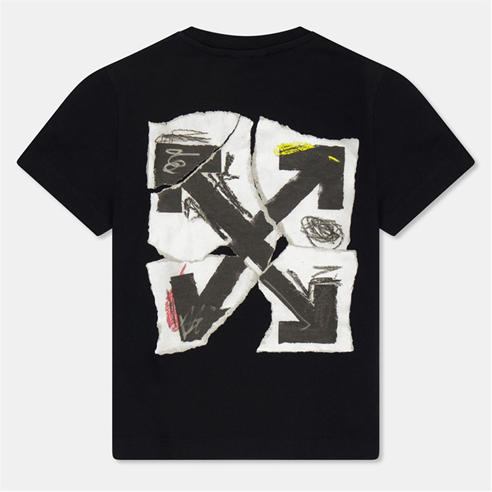 OFF WHITE - Unisex Kids' Paper Logo T-Shirt