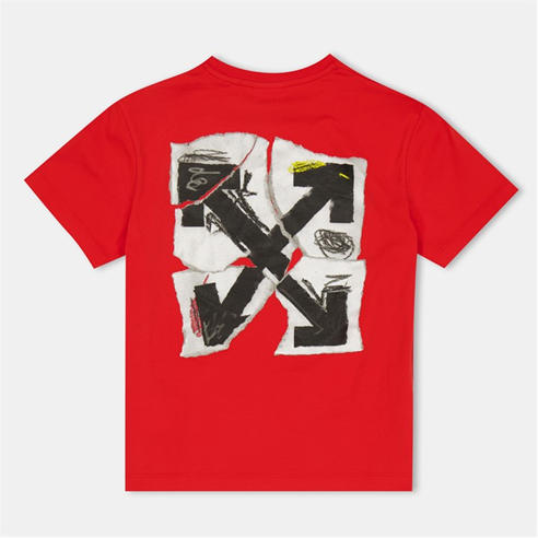 OFF WHITE - Unisex Kids' Paper Logo T-Shirt