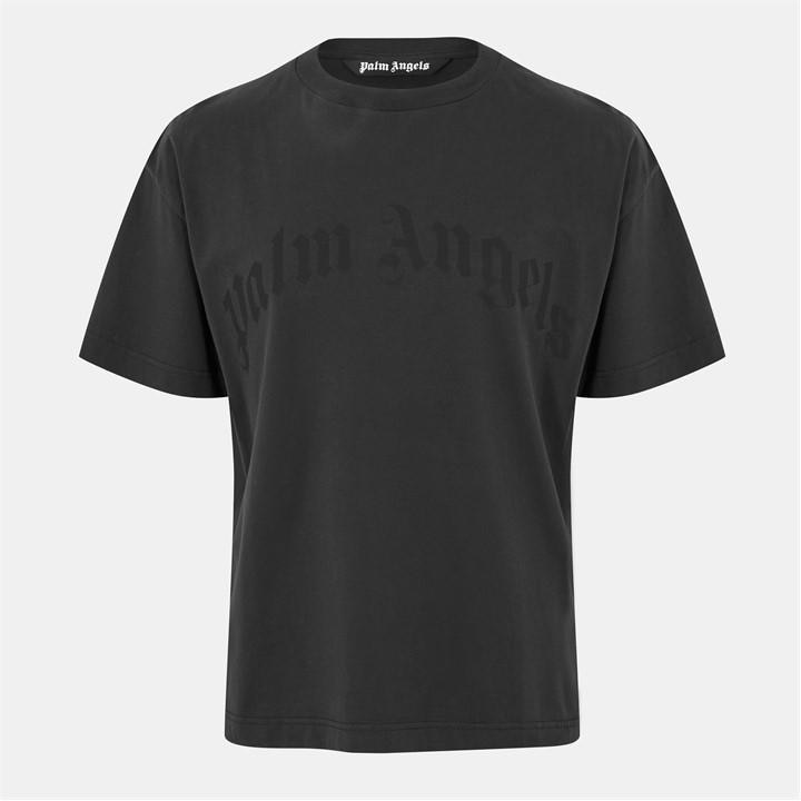 Palm Angels Men's Black Oversized T-Shirt