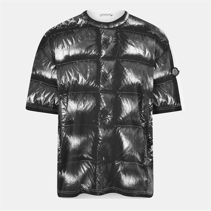 Moncler Men's Black X A$Ap Rocky Cotton T-Shirt Medium