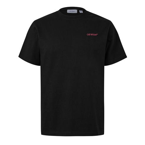 OFF WHITE - Men's Spray Graphic Cotton Short-Sleeve T-Shirt