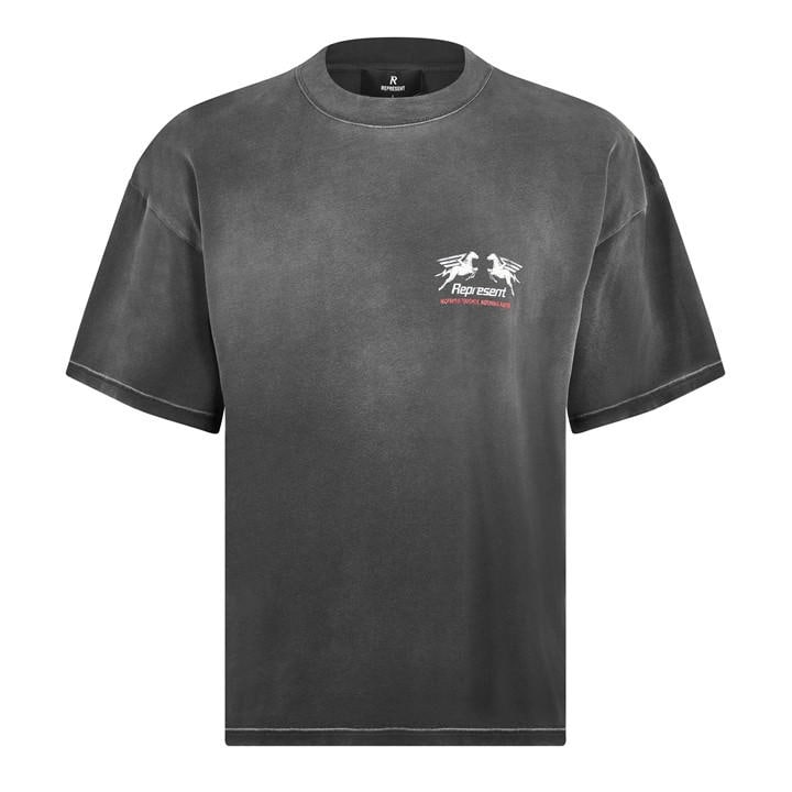 Represent Men's Black Oversized T-Shirt