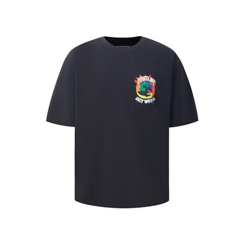 PRETTY BOY UGLY WORLD - The Pretty Boy Ugly World Cotton Crew Neck Oversized Fit T-Shirt Mens