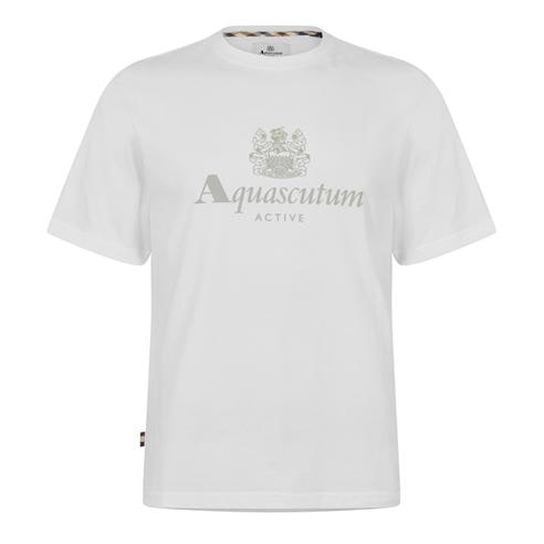 AQUASCUTUM - AquAct Logo Tee Sn62