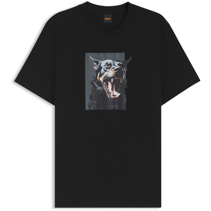 Boss Men's Black Te Dobermann 10277382 01