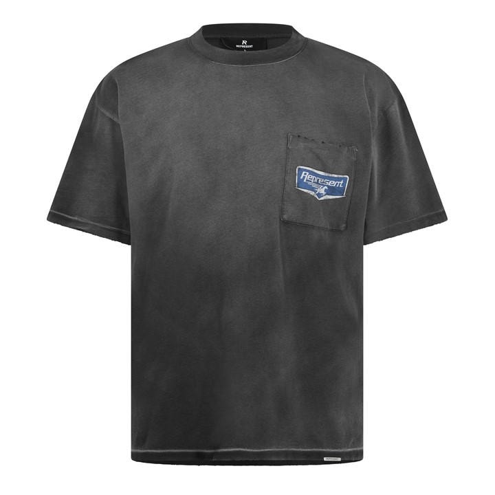 Represent Men's Black Oversized T-Shirt