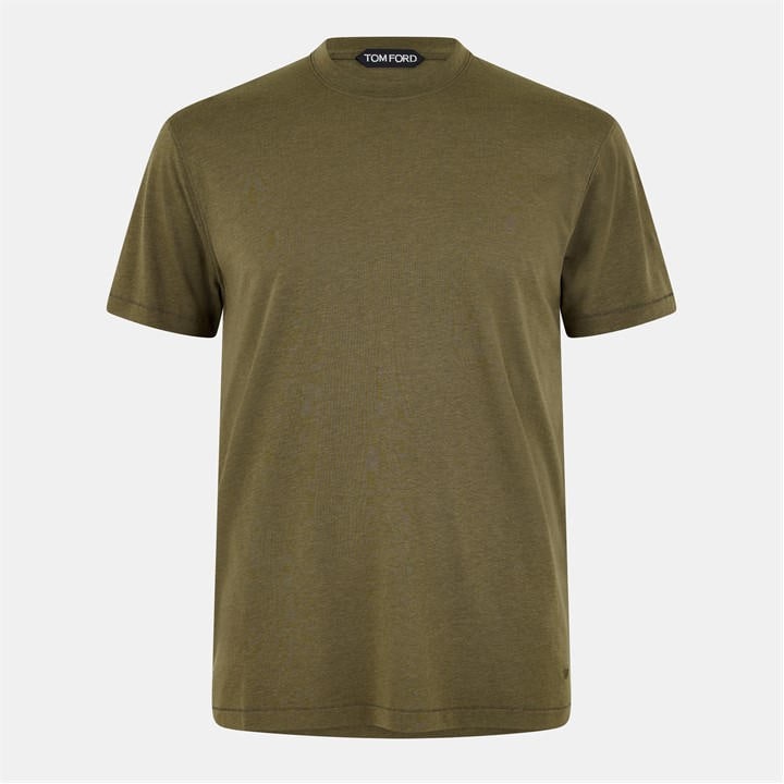 Tom Ford Men's Green Tf Cotton Tee Sn54 2XL