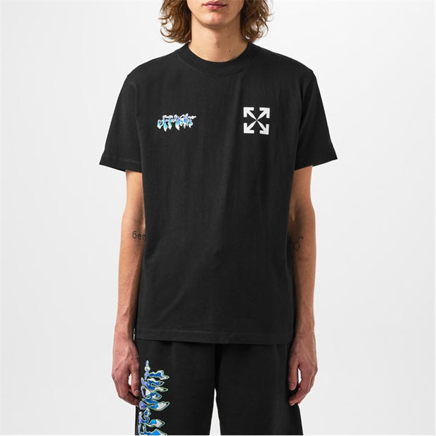 OFF WHITE Liquid T-Shirt,Specials : American Fashion Style Bags On Sale