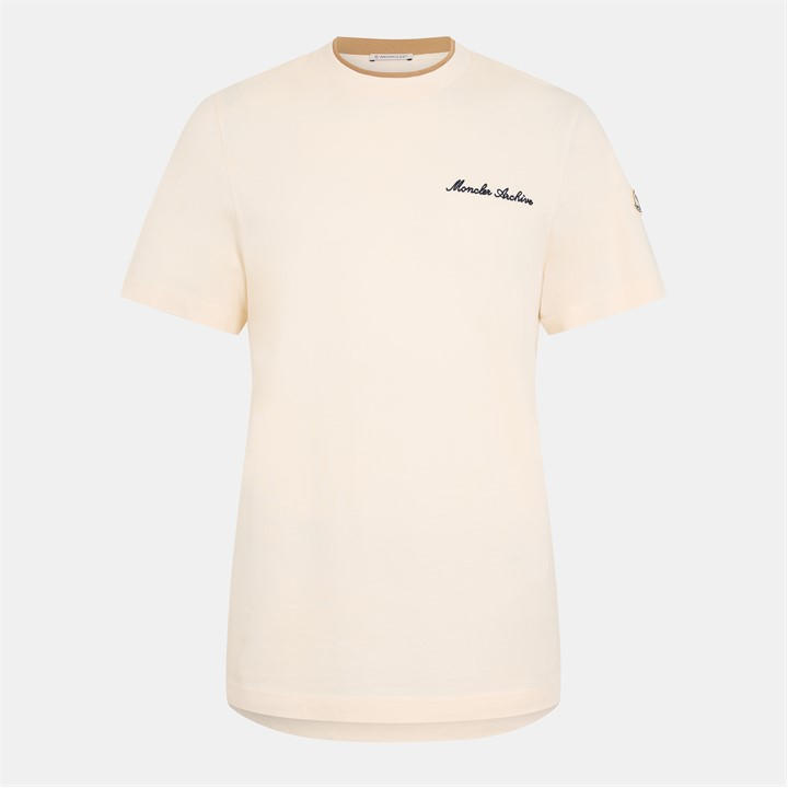 Moncler Men's White Cc T-Shirt Sn62