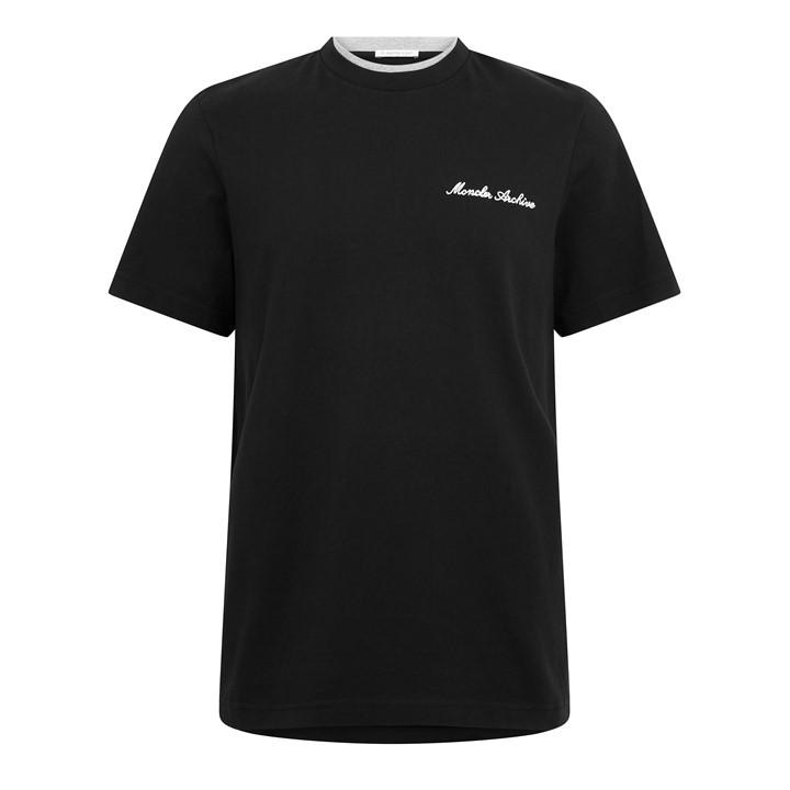 Moncler Men's Black Cc T-Shirt Sn62