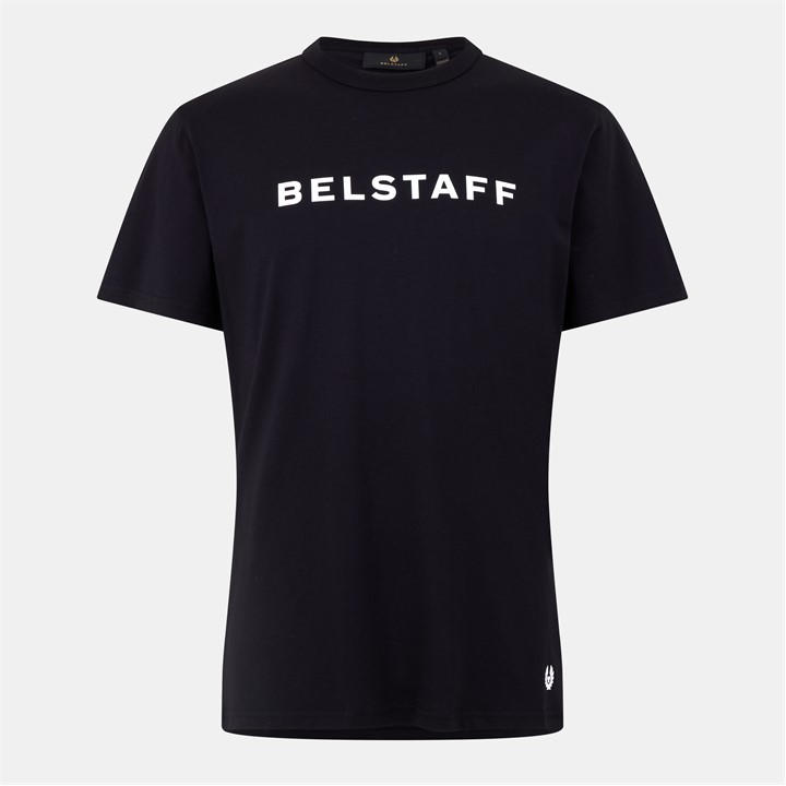 Belstaff Men's Black Logo Tee Sn54 3XL