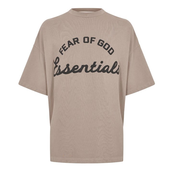 Fear Of God Essentials Men's Grey Oversized T-Shirt