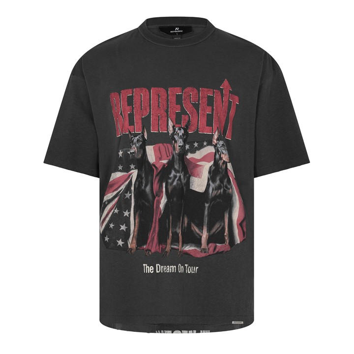 Represent Men's Grey Oversized T-Shirt