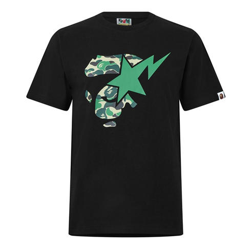 A BATHING APE - Bape Face Sta Tee Sn63