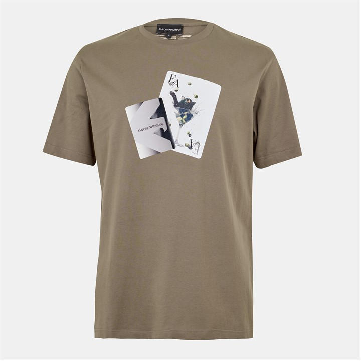 Emporio Armani Men's Brown T-Shirt - M