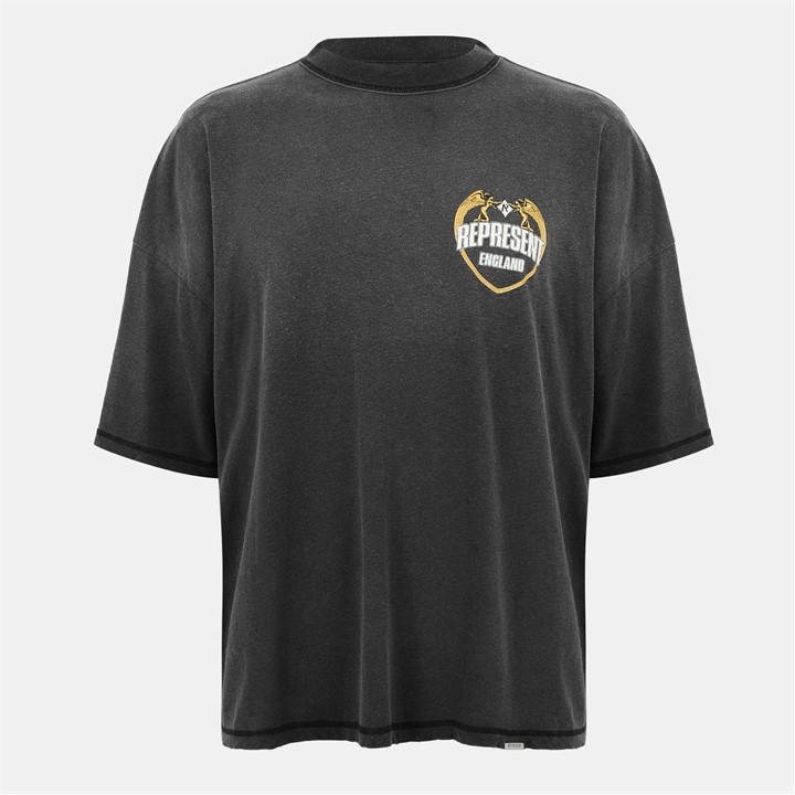 Represent Men's Black Rep Angel Border Tee Sn54 Medium
