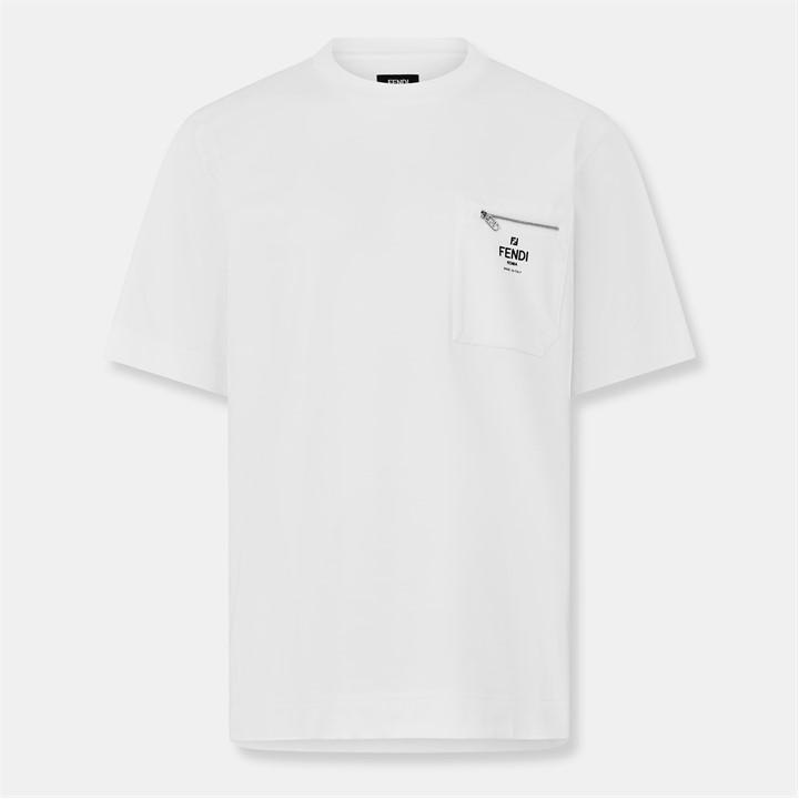 Fendi Men's White T-Shirt - S