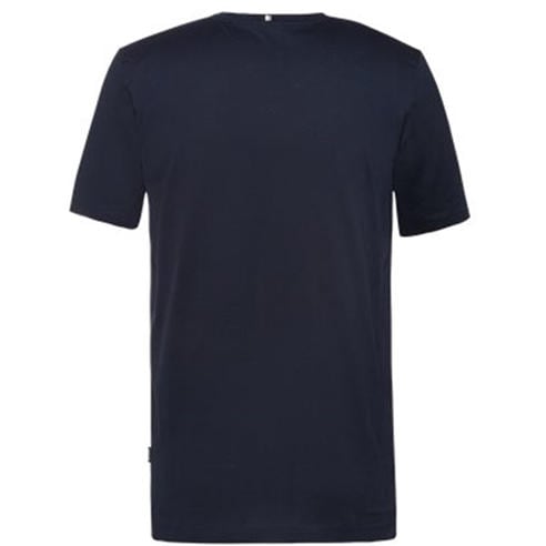 Boss - Men's Tessler 150 Black Cotton Short Sleeve Slim Fit T-Shirt
