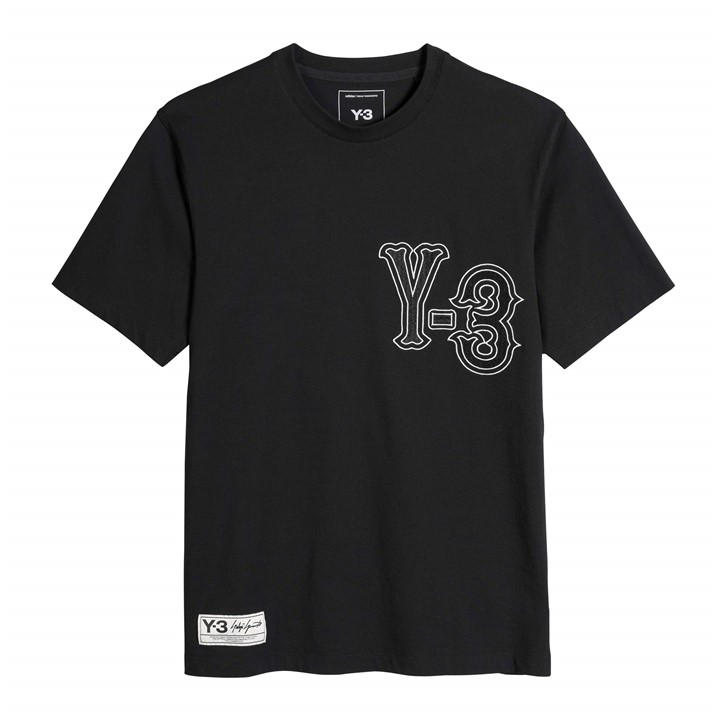 Y3 Men's Black Elite 5 Gfx T-Shirt