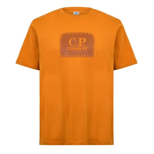 CP COMPANY - Men's Block Logo Regular Fit T-Shirt