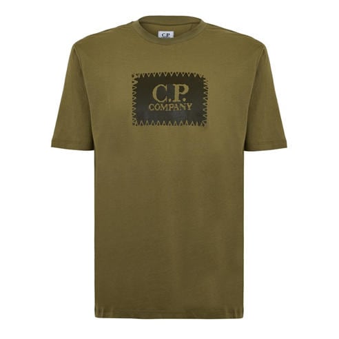 CP COMPANY - Men's Block Logo Regular Fit T-Shirt