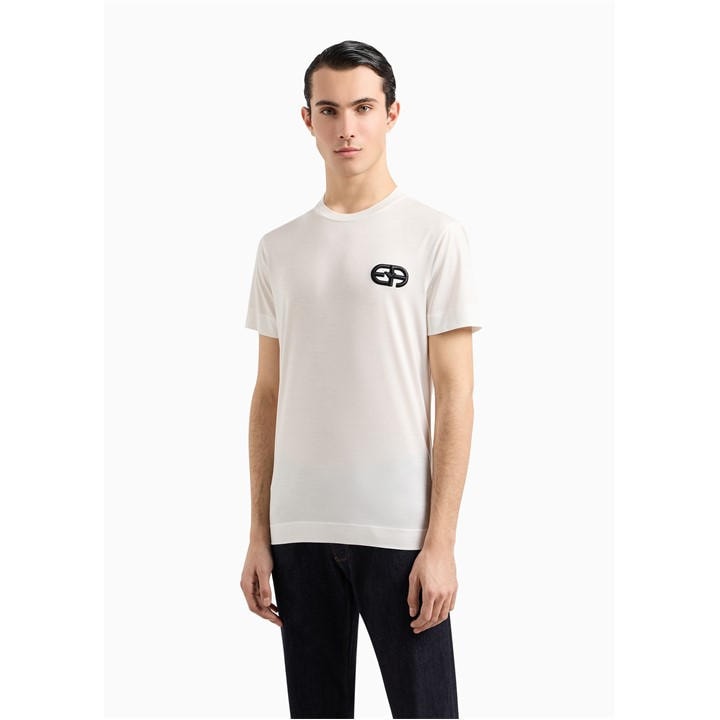 Emporio Armani Men's White Crew Neck T-Shirt - XL
