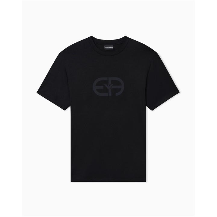 Emporio Armani Men's Black T-Shirt Extra Large