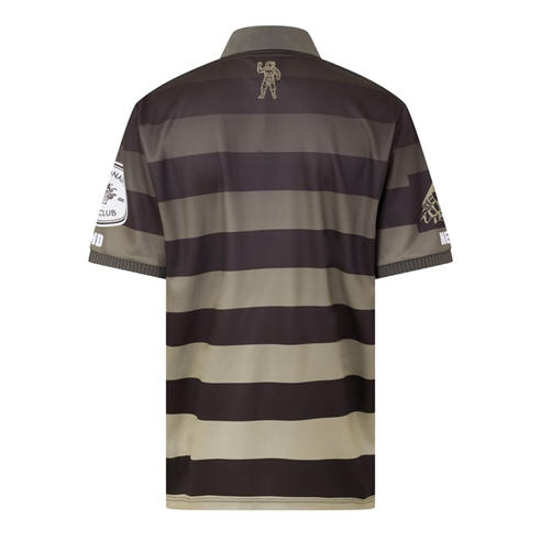 BILLIONAIRE BOYS CLUB - Men's Script Sports Striped V-Neck T-Shirt