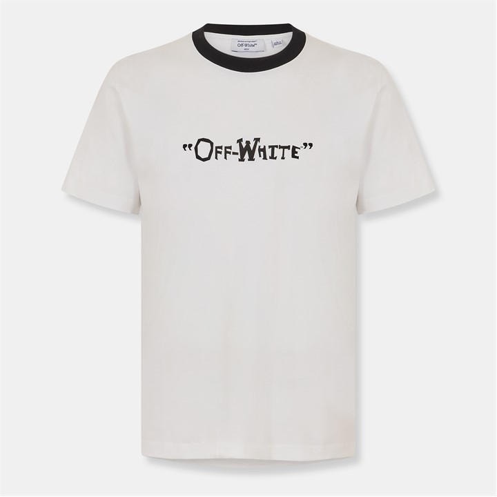 Off White Men's White Off Regular Fit T-Shirt