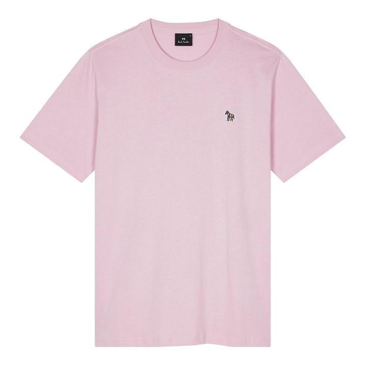 Ps Paul Smith Men's Pink Zebra Crew Neck T-Shirt 2XL