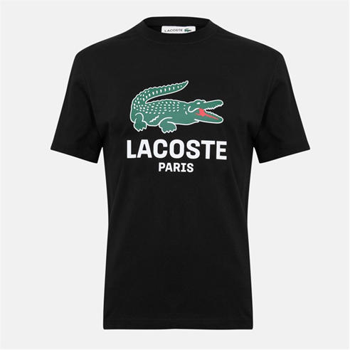 Lacoste - Men's Large Croc Regular Fit T-Shirt