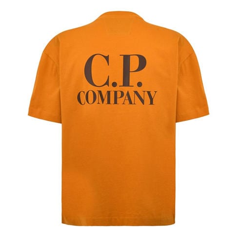 CP COMPANY - Double Logo Tee