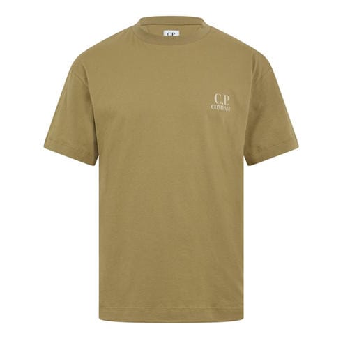 CP COMPANY - Double Logo Tee